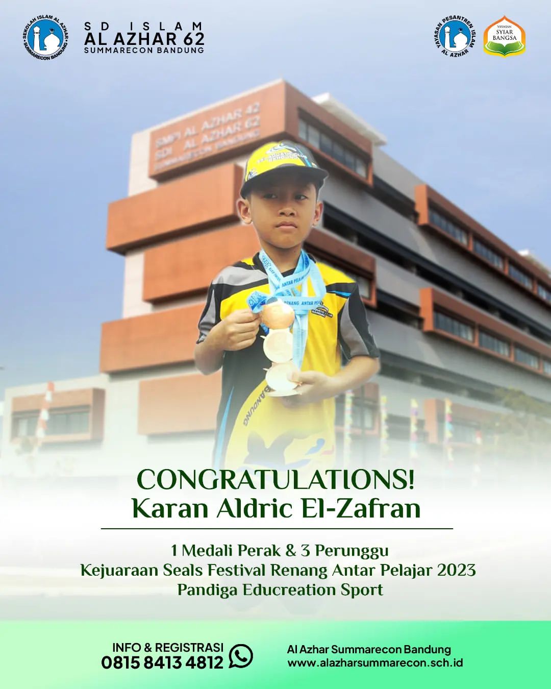 Congratulations! Karan Aldric El-zafran